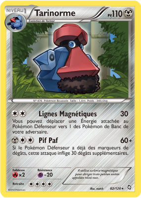 Carte Pokémon Tarinorme 82/124 Rare Dragons Exaltés