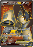 Carte Pokémon Terrakium-EX 121/124 Ultra Rare Dragons Exaltés