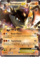 Carte Pokémon Terrakium-EX 71/124 Ultra Rare Dragons Exaltés
