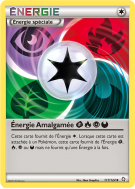 Carte Pokémon Énergie Amalgamée Plante Feu Psy Obscurité 117/124 Peu commune Dragons Exaltés