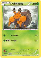 Carte Pokémon Crabicoque 7/108 Commune Explorateurs Obscurs