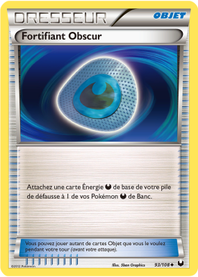 Carte Pokémon Fortifiant Obscur 93/108 Peu commune Explorateurs Obscurs