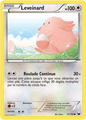 Carte Pokémon Leveinard 81/108 Commune Explorateurs Obscurs
