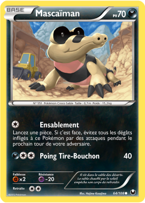 Carte Pokémon Mascaïman 64/108 Commune Explorateurs Obscurs