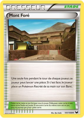 Carte Pokémon Mont Foré 101/108 Peu commune Explorateurs Obscurs