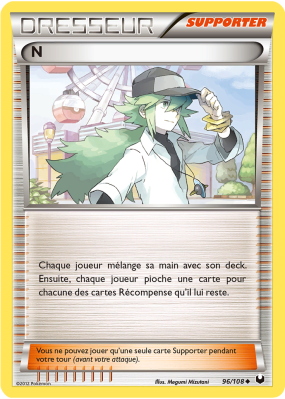 Carte Pokémon N 96/108 Peu commune Explorateurs Obscurs