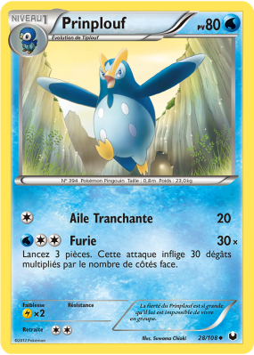 Carte Pokémon Prinplouf 28/108 Peu commune Explorateurs Obscurs