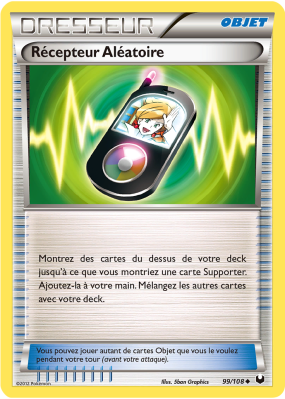Carte Pokémon Récepteur Aléatoire 99/108 Peu commune Explorateurs Obscurs