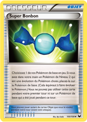 Carte Pokémon Super Bonbon 100/108 Peu commune Explorateurs Obscurs