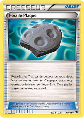 Carte Pokémon Fossile Plaque 79/101 Peu commune Explosion Plasma