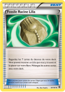 Carte Pokémon Fossile Racine Lilia 87/101 Peu commune Explosion Plasma