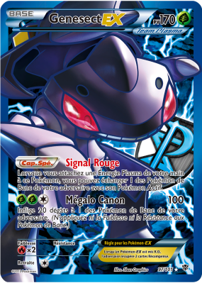 Carte Pokémon Genesect-EX 97/101 Ultra Rare Explosion Plasma