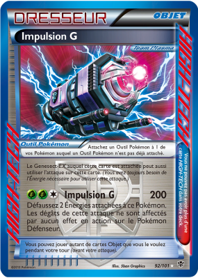 Carte Pokémon Impulsion G 92/101 HIGH-TECH Explosion Plasma