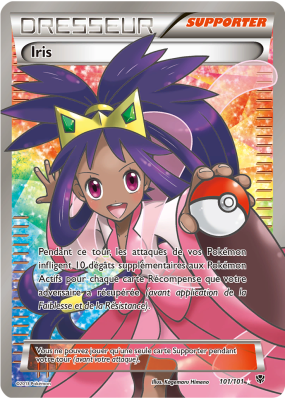 Carte Pokémon Iris 101/101 Ultra Rare Explosion Plasma