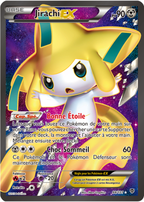 Carte Pokémon Jirachi-EX 98/101 Ultra Rare Explosion Plasma