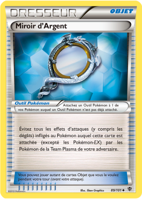 Carte Pokémon Miroir d'Argent 89/101 Peu commune Explosion Plasma