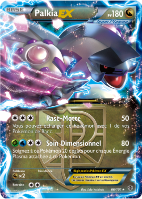 Carte Pokémon Palkia-EX 66/101 Ultra Rare Explosion Plasma