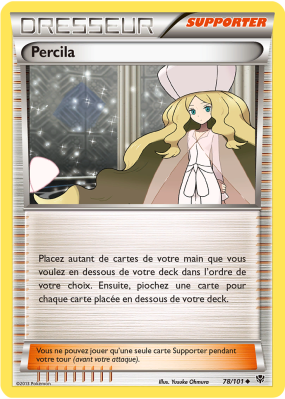 Carte Pokémon Percila 78/101 Peu commune Explosion Plasma