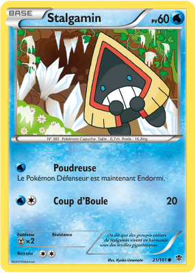 Carte Pokémon Stalgamin 21/101 Commune Explosion Plasma