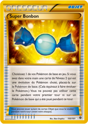 Carte Pokémon Super Bonbon 105/101 Ultra Rare Explosion Plasma