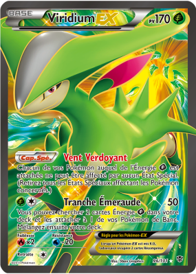 Carte Pokémon Viridium-EX 96/101 Ultra Rare Explosion Plasma