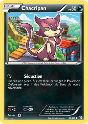 Carte Pokémon Chacripan 90/149 Commune Frontières Franchies