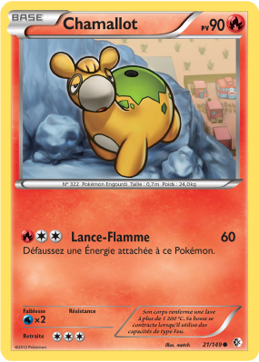 Carte Pokémon Chamallot 21/149 Commune Frontières Franchies