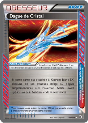 Carte Pokémon Dague de Cristal 138/149 HIGH-TECH Frontières Franchies