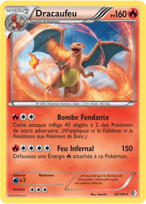 Carte Pokémon Dracaufeu 20/149 Holographique Frontières Franchies
