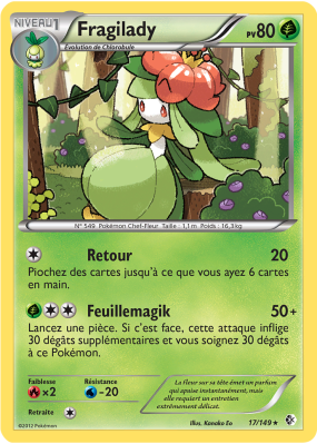 Carte Pokémon Fragilady 17/149 Rare Frontières Franchies