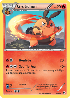 Carte Pokémon Grotichon 25/149 Peu commune Frontières Franchies