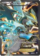 Carte Pokémon Kyurem Noir-EX 145/149 Ultra Rare Frontières Franchies