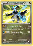 Carte Pokémon Kyurem Noir 100/149 Rare Frontières Franchies