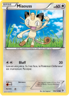 Carte Pokémon Miaouss 106/149 Commune Frontières Franchies