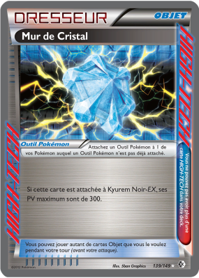 Carte Pokémon Mur de Cristal 139/149 HIGH-TECH Frontières Franchies