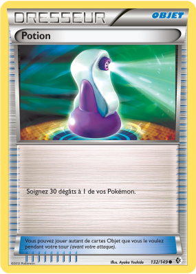 Carte Pokémon Potion 132/149 Commune Frontières Franchies
