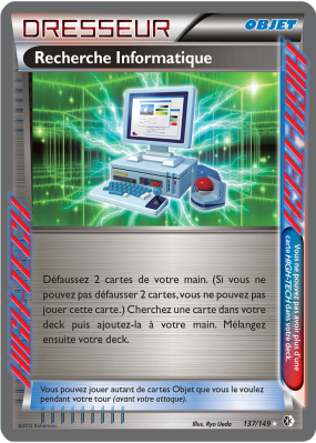 Carte Pokémon Recherche Informatique 137/149 HIGH-TECH Frontières Franchies