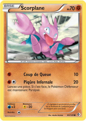 Carte Pokémon Scorplane 80/149 Commune Frontières Franchies