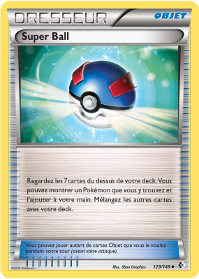 Carte Pokémon Super Ball 129/149 Peu commune Frontières Franchies