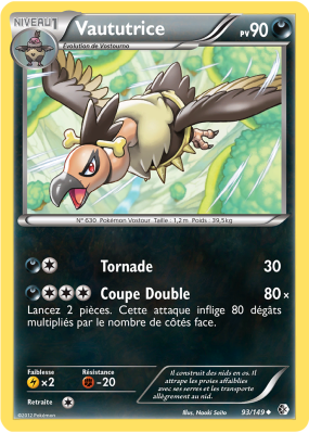 Carte Pokémon Vaututrice 93/149 Peu commune Frontières Franchies