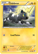 Carte Pokémon Zébibron 56/149 Commune Frontières Franchies
