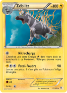 Carte Pokémon Zéblitz 57/149 Holographique Frontières Franchies
