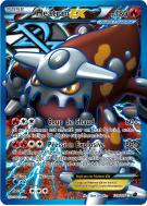 Carte Pokémon Heatran-EX 109/116 Ultra Rare Glaciation Plasma