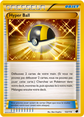 Carte Pokémon Hyper Ball 122/116 Ultra Rare Glaciation Plasma