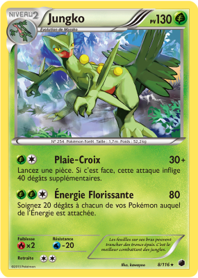 Carte Pokémon Jungko 8/116 Holographique Glaciation Plasma