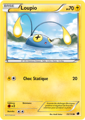 Carte Pokémon Loupio 35/116 Commune Glaciation Plasma