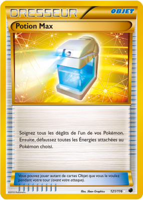 Carte Pokémon Potion Max 121/116 Ultra Rare Glaciation Plasma