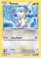 Carte Pokémon Rattata 87/116 Commune Glaciation Plasma
