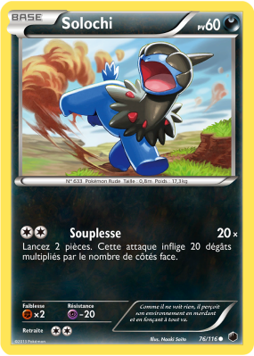 Carte Pokémon Solochi 76/116 Commune Glaciation Plasma