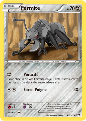 Carte Pokémon Fermite 83/101 Peu commune Nobles Victoires